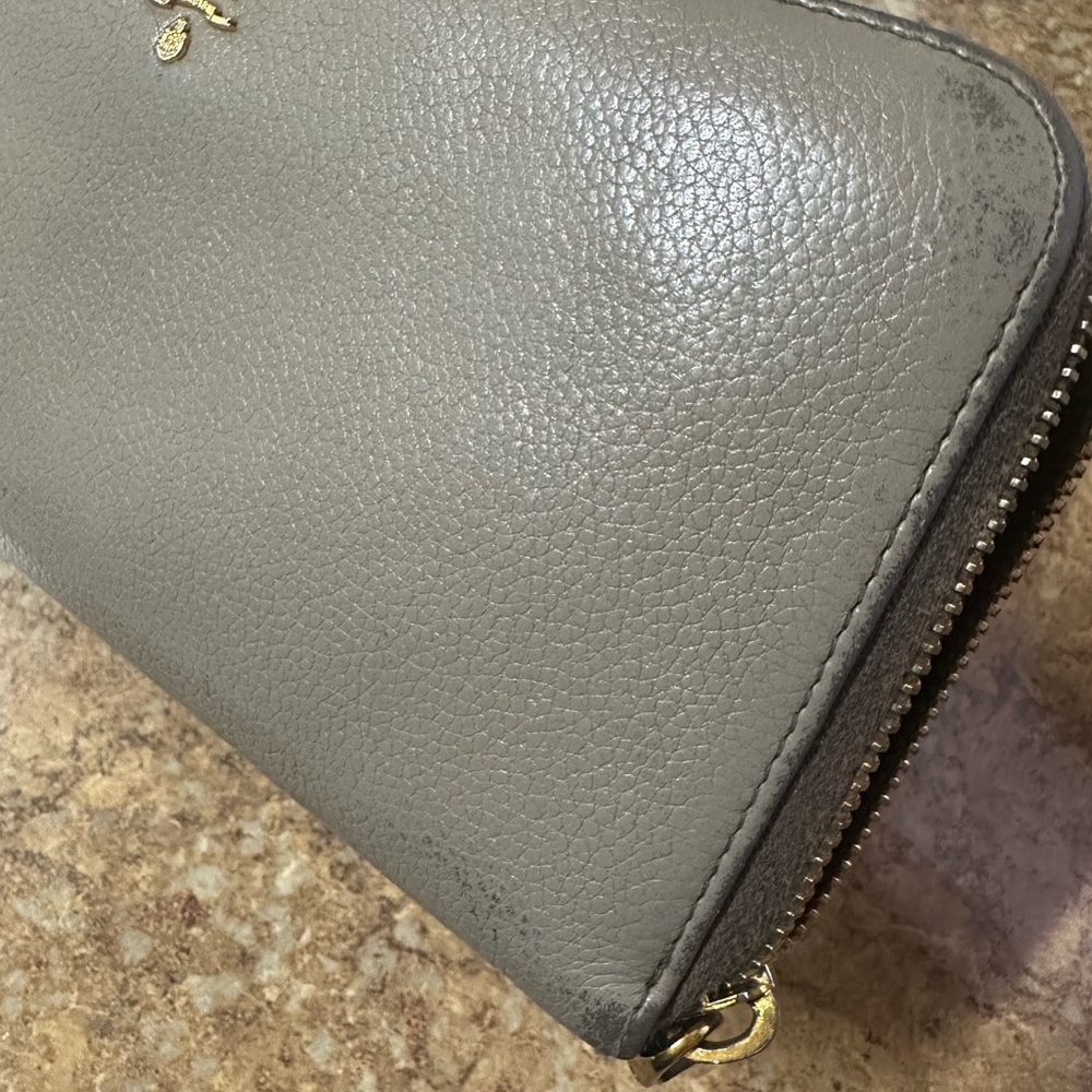 Prada Gray Leather Wallet - Picture 11 of 13